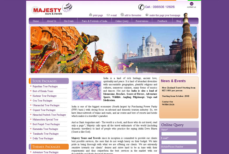dynamic website designing in delhi